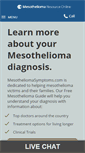 Mobile Screenshot of mesotheliomasymptoms.com